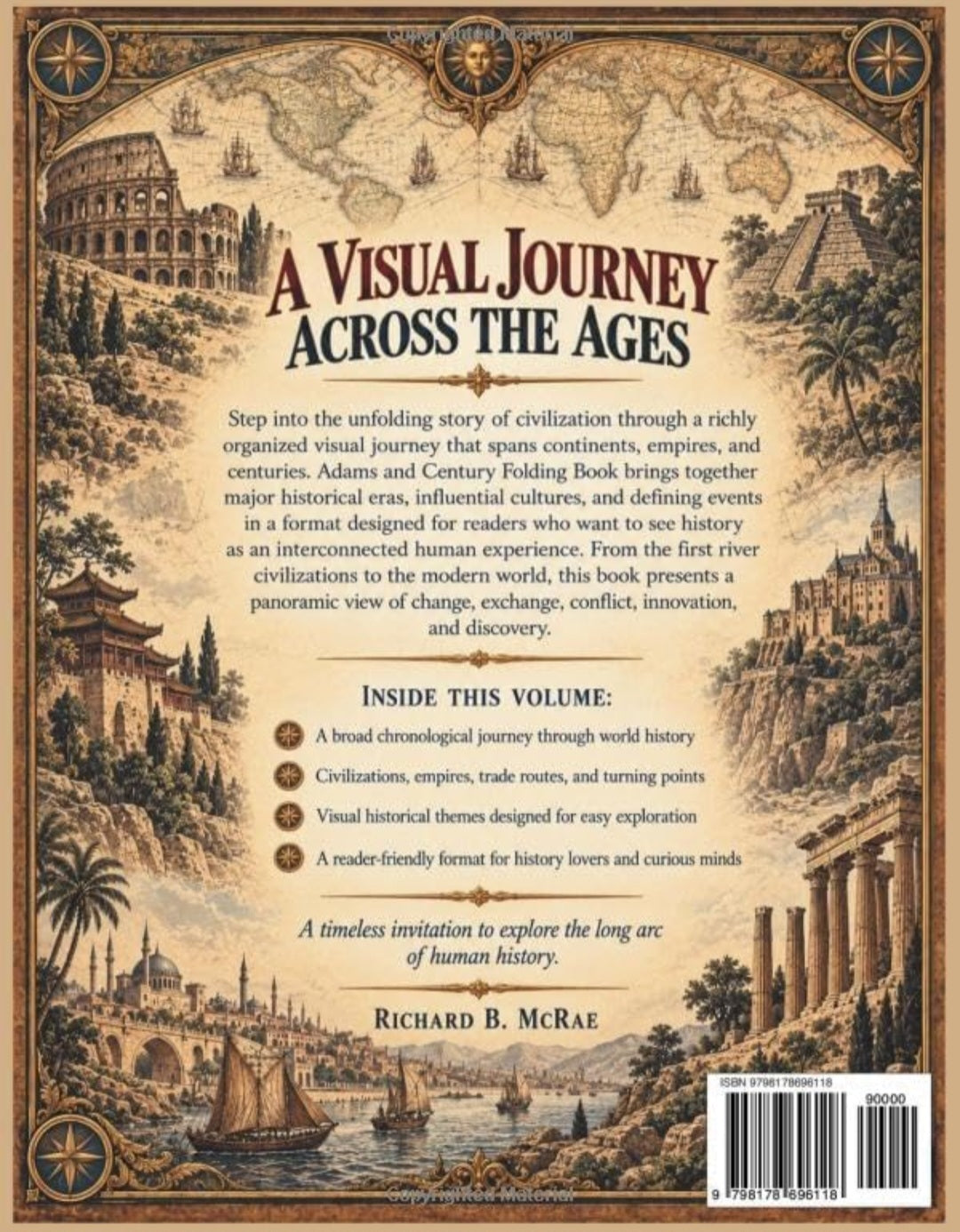 Adams and Century Folding Book | Visual World History Timeline, Civilizations & Empires | Richard B. McRae