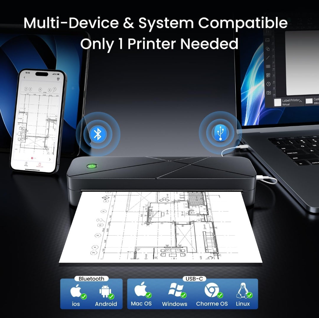 Portable Wireless Thermal Printer | Homeschool Worksheets, Study Guides & Educational Projects