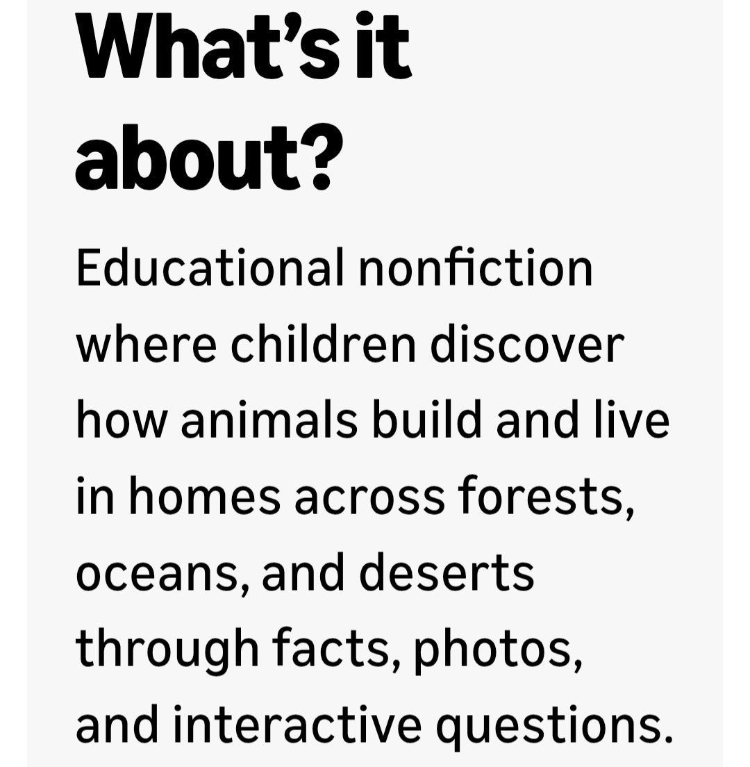 Animal Habitats Book Bundle