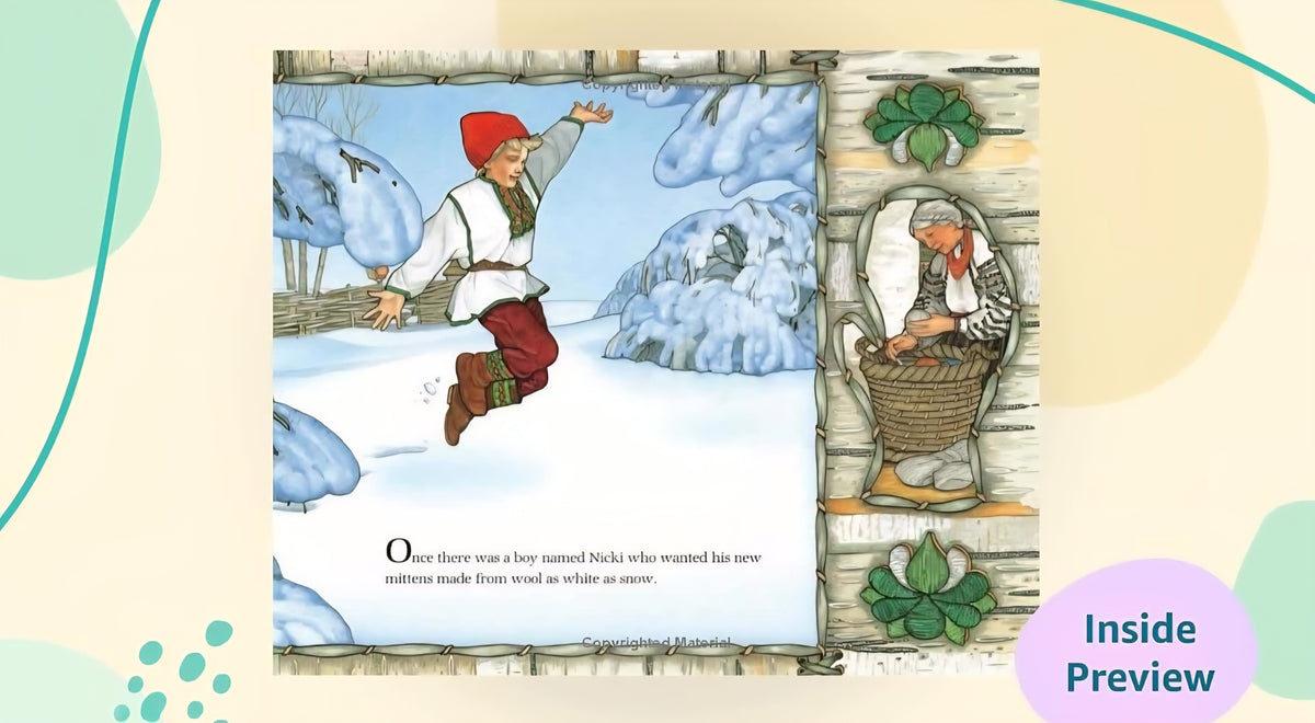 The Mitten | Jan Brett | Illustrated Children's Picture Book | Winter Animals & Classic Read-Aloud|Hardcover