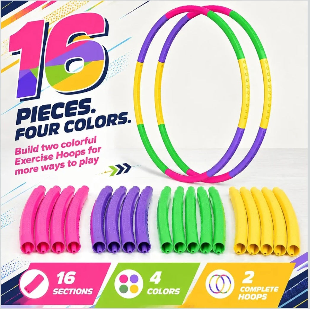Adjustable Color Hoop Set|Homeschool PE & Movement Equipment