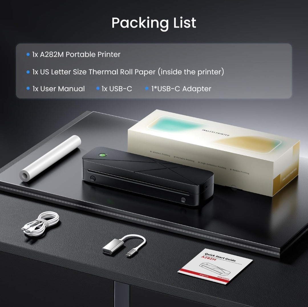 Portable Wireless Thermal Printer | Homeschool Worksheets, Study Guides & Educational Projects