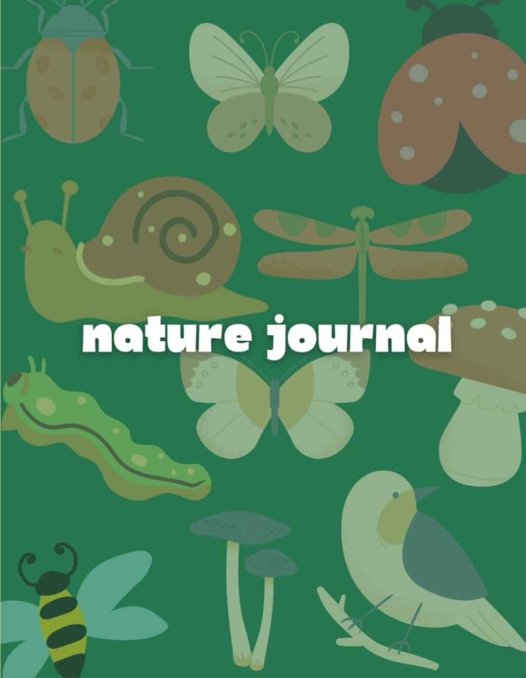 Blank Nature Journal Animal Design