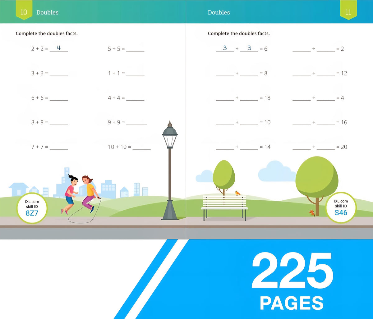 2nd Grade Math Workbook | Addition, Subtraction, Place Value & Measurement | Grade 2