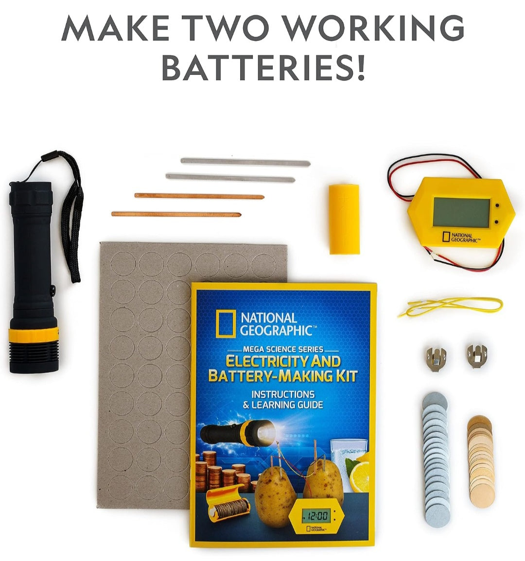 Electricity & Battery-Making STEM Kit|Hands-On Science Experiments