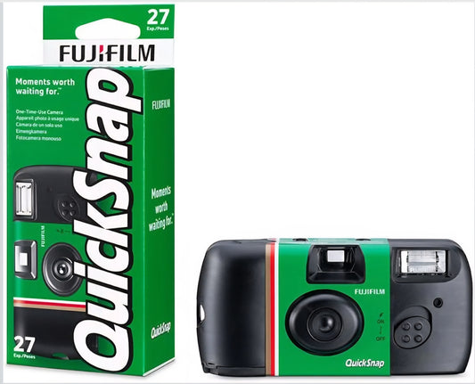 Film Photography Learning Tool | Fujifilm QuickSnap Flash 400 Disposable 35mm Camera | 27 Exposures