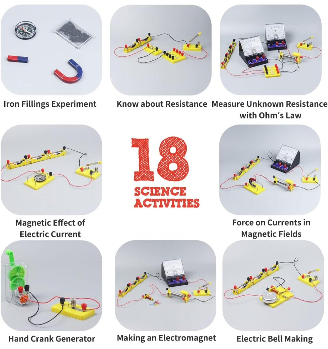 Electricity & Magnetism STEM Kit|Hands-On Physics Experiments