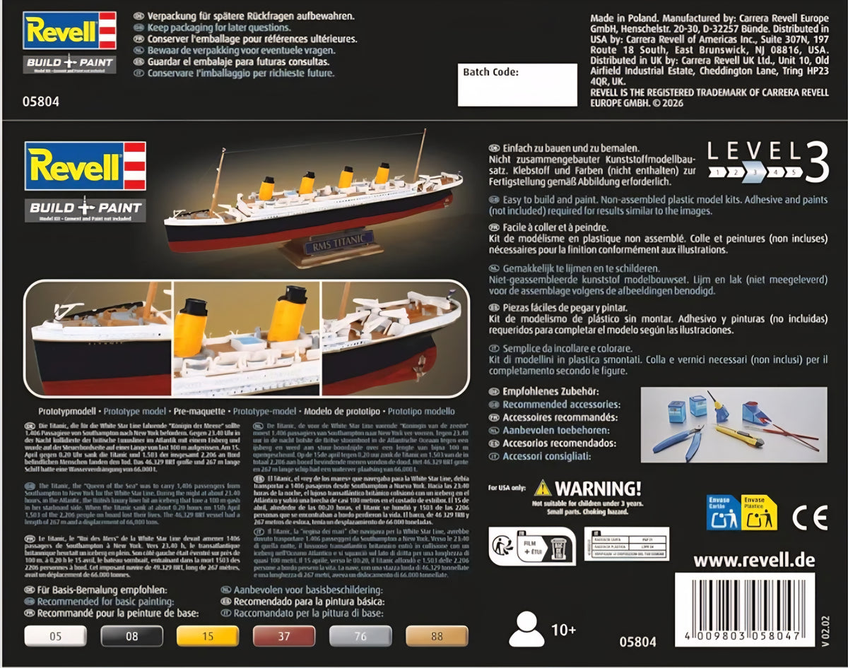 Titanic Maritime History & Engineering Study Kit | 2 Books, Model Kit & Memorabilia Pack | Grades 8–12