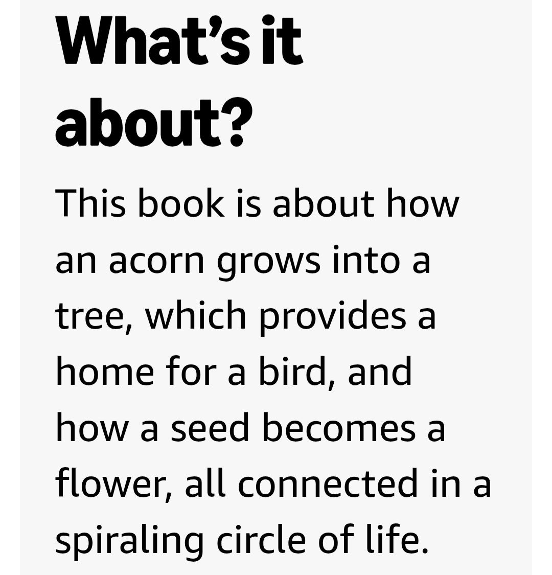 Because Of An Acorn