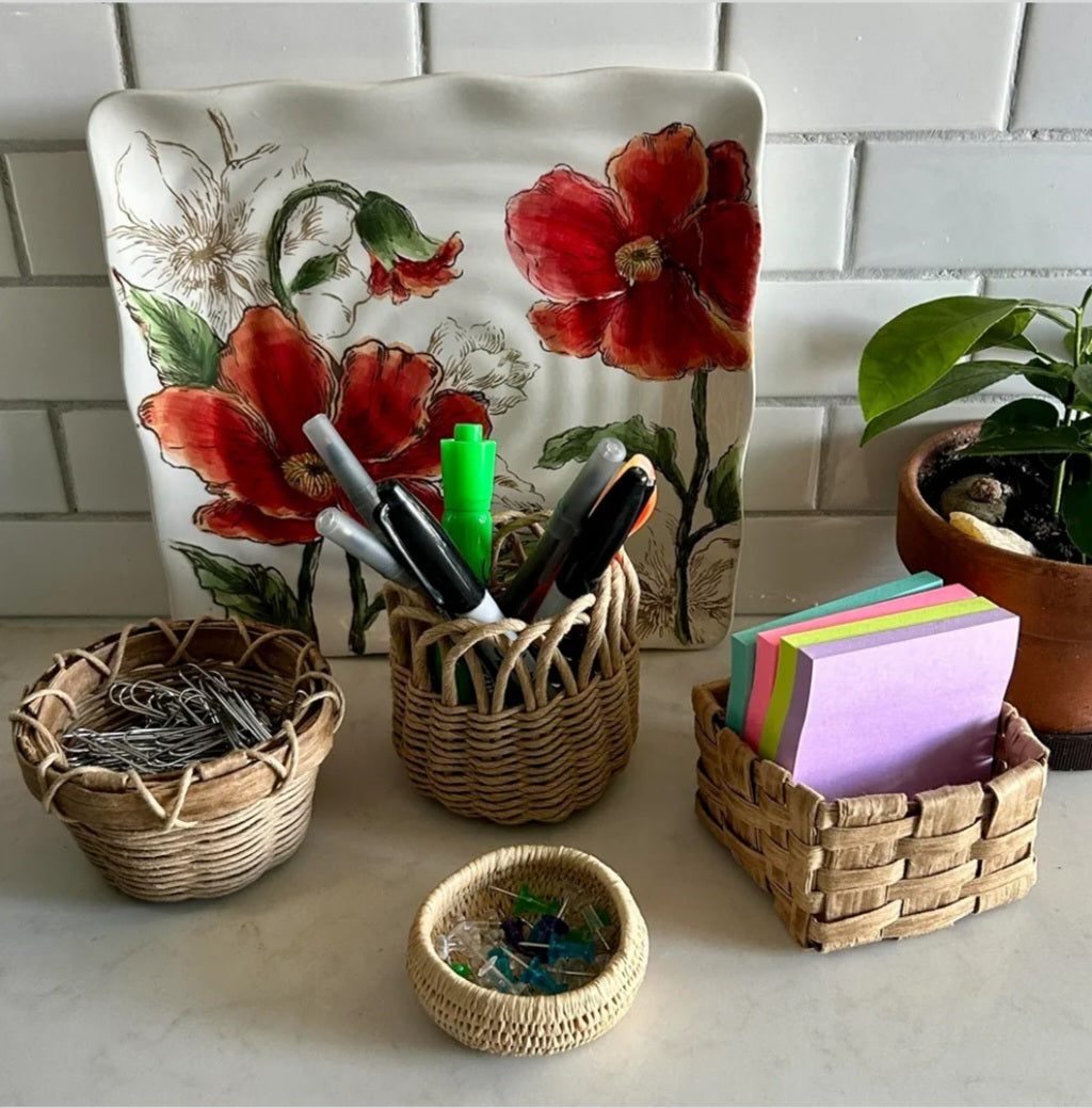 Traditional Basket Weaving & Fiber Arts Kit | 4 Hands-On Projects