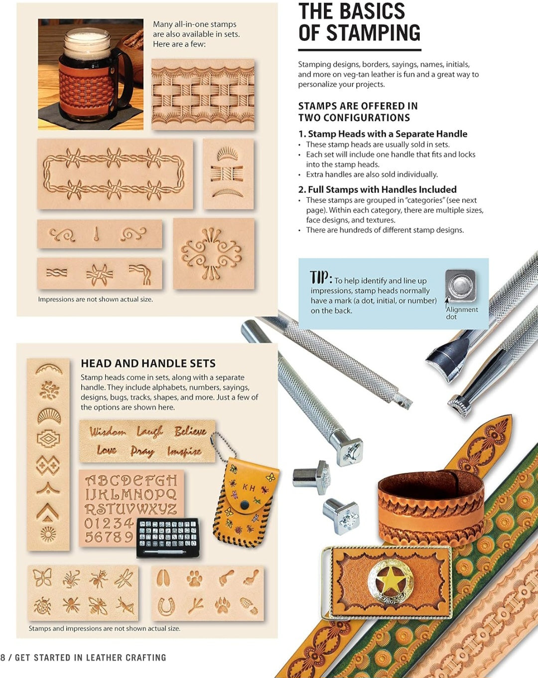 Leathercraft & Traditional Skills Study Kit | Leatherworking Kit & Instructional Book