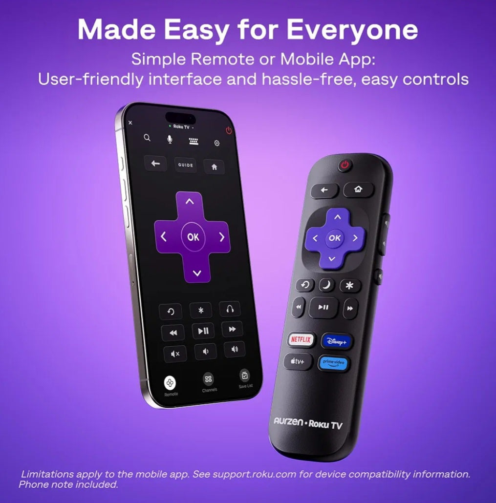 Roku Smart Portable Projector| 1080P HD WiFi & Bluetooth